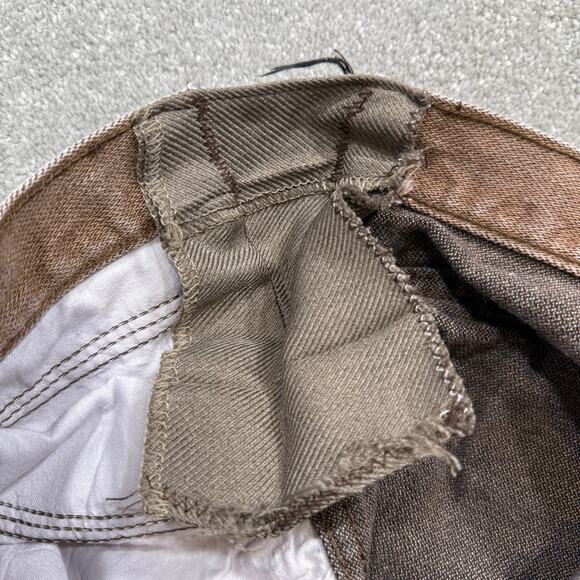 Vintage Wrangler Jeans Cowboy Cut Brown Mens 34x32 Western Stretch Panel Slim - Picture 6 of 15